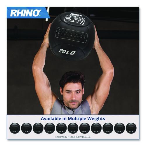 Picture of Rhino Promax Elite Medicine Ball, 12 lb, Black