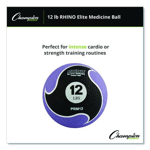 Picture of Rhino Elite Medicine Ball, 12 lb, Purple