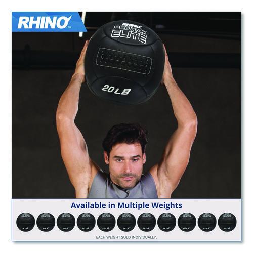 Picture of Rhino Promax Elite Medicine Ball, 4 lb, Black