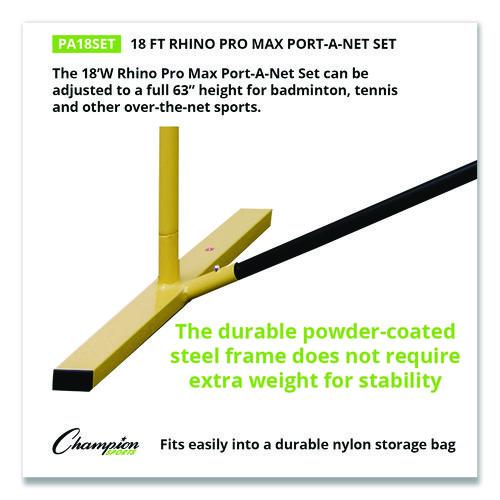 Picture of Rhino Port-A-Net Set, 36" to 60" x 18 ft, 1" dia Frame