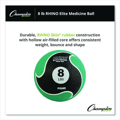 Picture of Rhino Elite Medicine Ball, 8 lb, Green