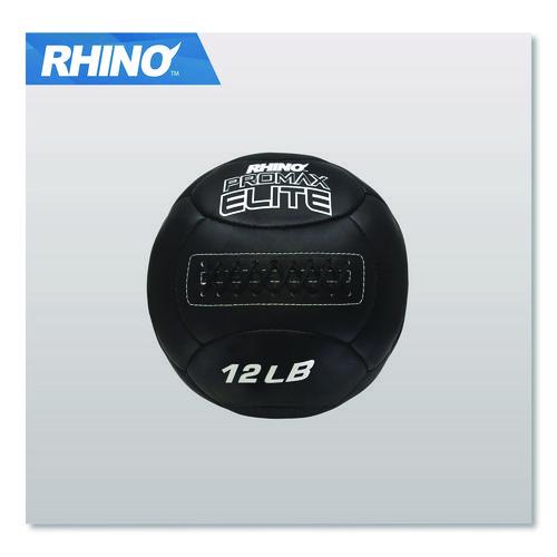Picture of Rhino Promax Elite Medicine Ball, 12 lb, Black