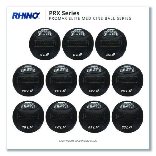 Picture of Rhino Promax Elite Medicine Ball, 12 lb, Black