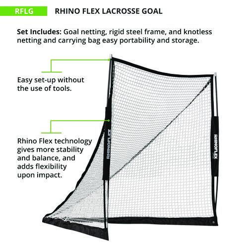 Picture of Rhino Flex Lacrosse Goal, 6 ft x 6 ft, 1" dia Frame