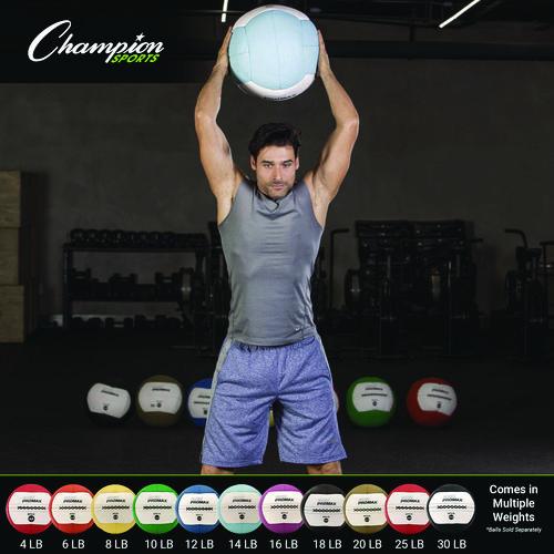 Picture of Rhino Promax Medicine Ball, 14 lb, Light Blue