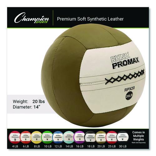 Picture of Rhino Promax Medicine Ball, 20 lb, Brown