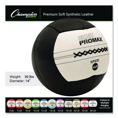 Picture of Rhino Promax Medicine Ball, 30 lb, Black