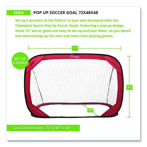 Picture of Pop Up Soccer Goal, 72"  x 48", 1.25" dia, Pair