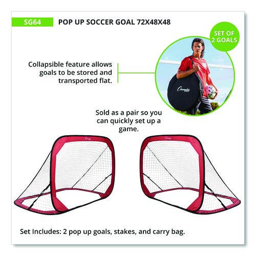 Picture of Pop Up Soccer Goal, 72"  x 48", 1.25" dia, Pair