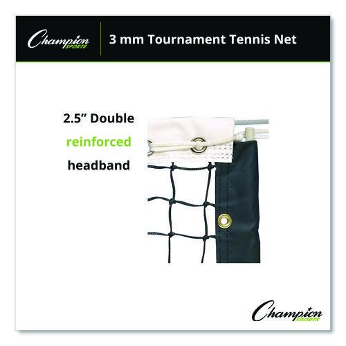 Picture of Tournament Tennis Net, 3 mm Braided Polyethylene, 42 ft x 3.5 ft,