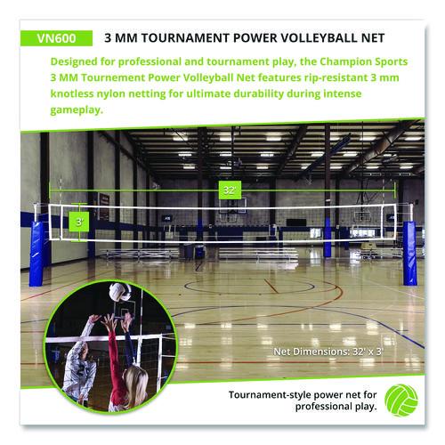 Picture of Tournament Power Volleyball Net, 32 ft x 3 ft