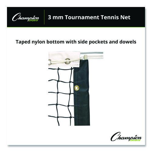 Picture of Tournament Tennis Net, 3 mm Braided Polyethylene, 42 ft x 3.5 ft,