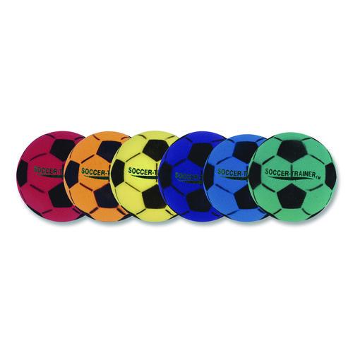 Picture of Ultra Foam Soccer Ball Set, 8" Diameter, Assorted Colors, 6/Set