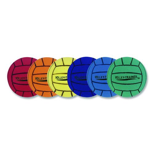 Picture of Ultra Foam Volleyball Set, 8" Diameter, Assorted Colors, 6/Set
