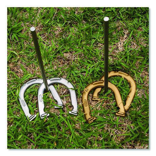 Picture of Steel Horseshoe Set, (4) Horseshoes/(2) 24" Stakes/Nylon Carry Bag