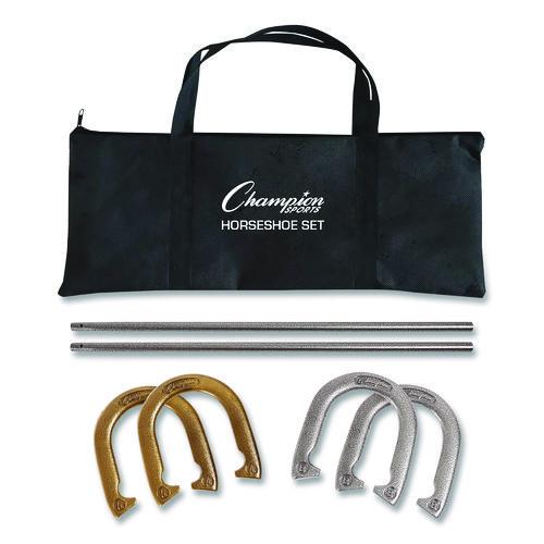 Picture of Steel Horseshoe Set, (4) Horseshoes/(2) 24" Stakes/Nylon Carry Bag