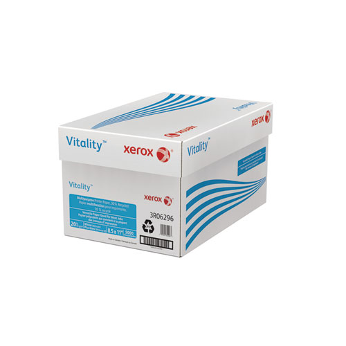 Picture of Vitality 30% Recycled Multipurpose Paper, 92 Bright, 20 lb Bond Weight, 8.5 x 11, White, 500/Ream