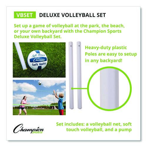 Picture of Deluxe Volleyball Set, Official-Size Volleyball, Volleyball Net