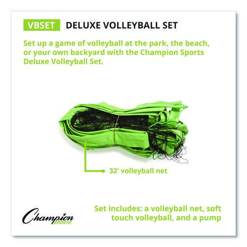 Picture of Deluxe Volleyball Set, Official-Size Volleyball, Volleyball Net