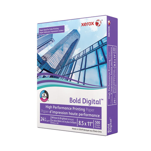 Picture of Bold Digital Printing Paper, 98 Bright, 24 lb Bond Weight, 8.5 x 11, White, 500/Ream