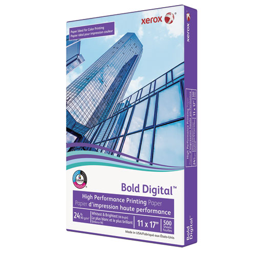 Picture of Bold Digital Printing Paper, 98 Bright, 24 lb Bond Weight, 11 x 17, White, 500/Ream