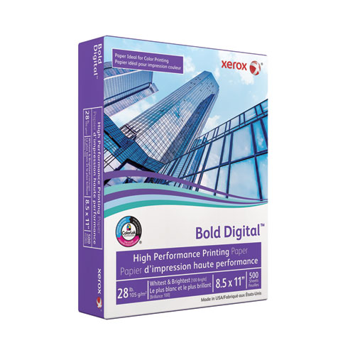 Picture of Bold Digital Printing Paper, 100 Bright, 28 lb Bond Weight, 8.5 x 11, White, 500/Ream