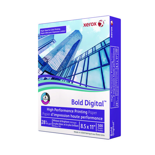 Picture of Bold Digital Printing Paper, 100 Bright, 28 lb Bond Weight, 8.5 x 11, White, 500/Ream