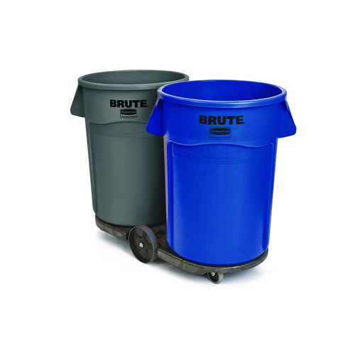 Picture of Vented Round Brute Container, 44 gal, Plastic, Blue