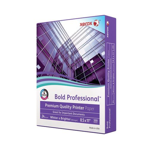 Picture of Bold Professional Quality Paper, 98 Bright, 24 lb Bond Weight, 8.5 x 11, White, 500/Ream