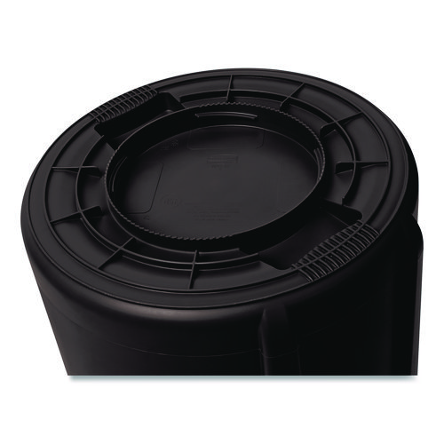 Picture of Vented Round Brute Container, 44 gal, Plastic, Black