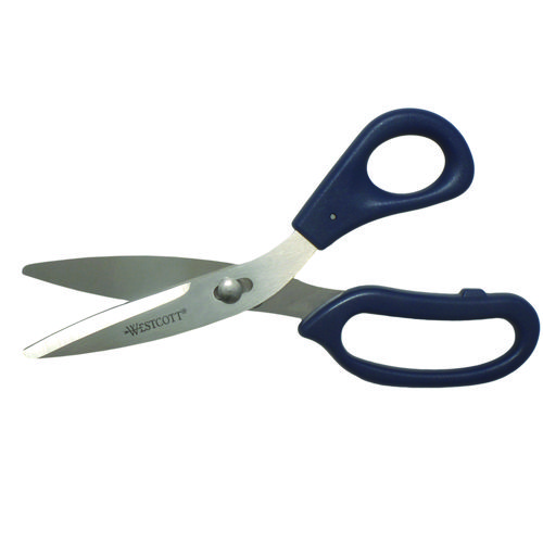 Picture of Power Pivot Shears, 8" Long, 3.5" Cut Length, Straight Blue Handle