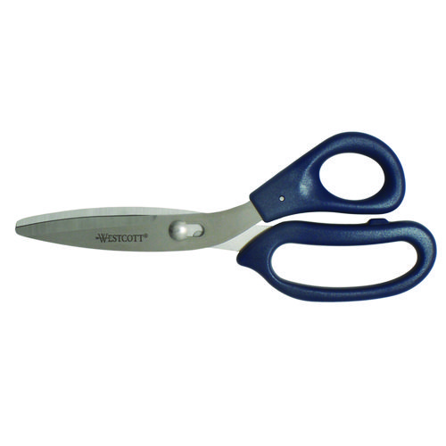 Picture of Power Pivot Shears, 8" Long, 3.5" Cut Length, Blue Straight Handle