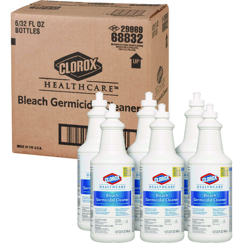 Picture of Bleach Germicidal Cleaner, 32 oz Pull-Top Bottle, 6/Carton