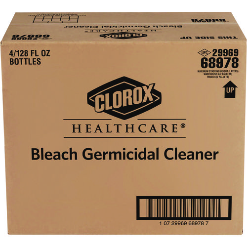 Picture of Bleach Germicidal Cleaner, 128 oz Refill Bottle, 4/Carton