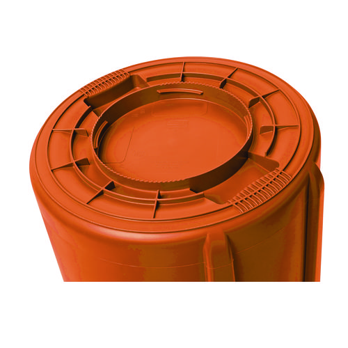 Picture of Brute Round Container, 32 gal, Resin, Orange