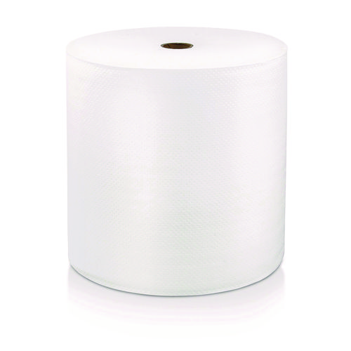 Picture of Hard Wound Roll Towel, 1-Ply, 8" x 1,000 ft, White, 6 Rolls/Carton