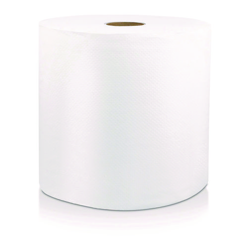 Picture of Hard Wound Roll Towel, 1-Ply, 8" x 800 ft, White, 6/Carton