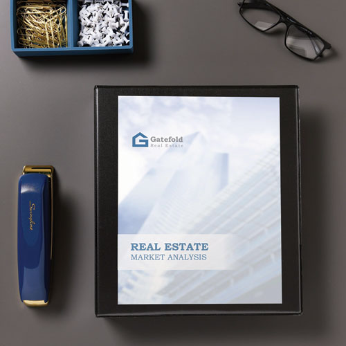 Picture of Showcase Economy View Binders with Slant Rings, 3 Rings, 2" Capacity, 11 x 8.5, Black