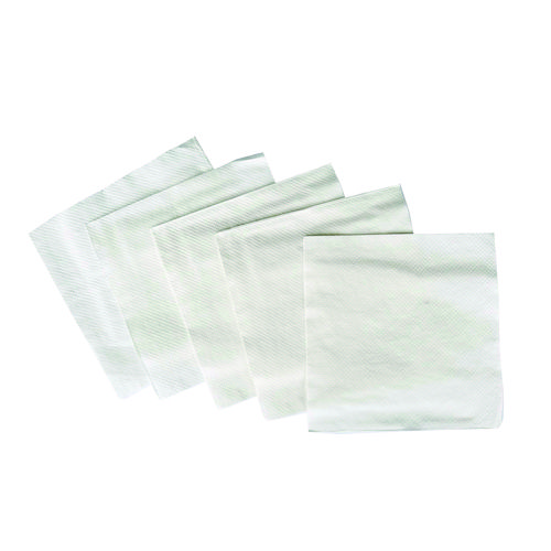 Picture of Cocktail Napkins, 1-Ply, 9w x 9d, White, 500/Pack, 8 Packs/Carton