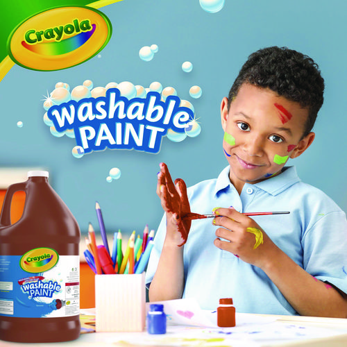 Picture of Washable Paint, Brown, 1 gal Bottle