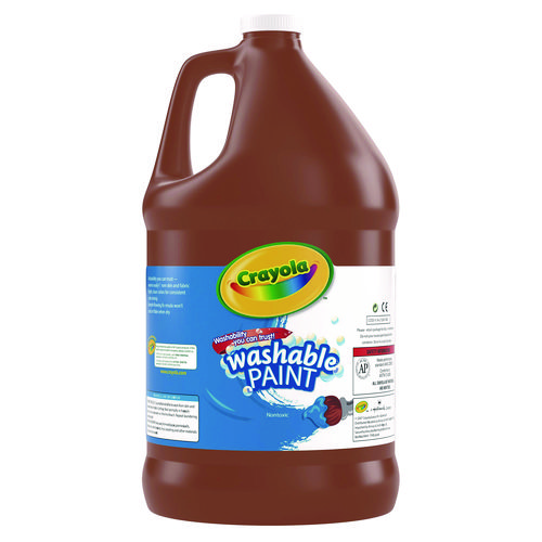 Picture of Washable Paint, Brown, 1 gal Bottle