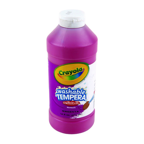 Picture of Artista II Washable Tempera Paint, Magenta, 16 oz Bottle