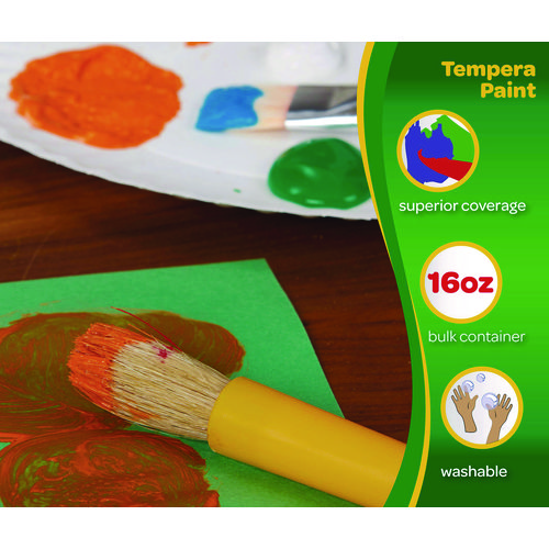 Picture of Premier Tempera Paint, Red, 16 oz Bottle