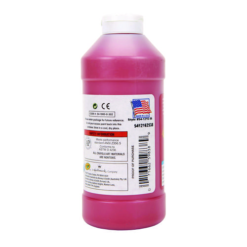 Picture of Premier Tempera Paint, Red, 16 oz Bottle