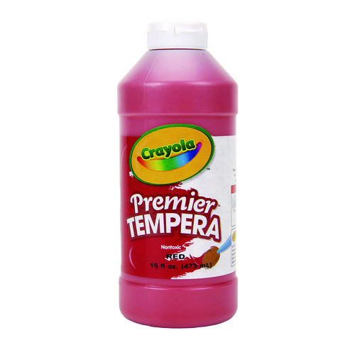 Picture of Premier Tempera Paint, Red, 16 oz Bottle