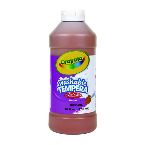 Artista+Ii+Washable+Tempera+Paint%2C+Brown%2C+16+Oz+Bottle