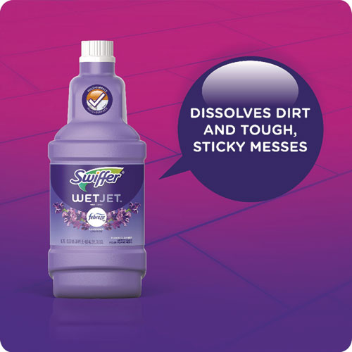 Picture of WetJet System Cleaning-Solution Refill, Lavender Scent, 1.25 L, 4/Carton