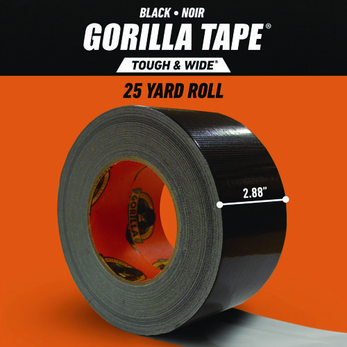 Picture of Gorilla Tape, 3" Core, 2.88" x 25 yds, Black