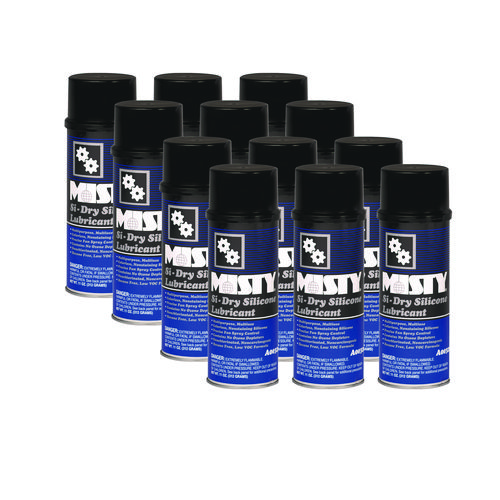 Picture of Si-Dry Silicone Spray Lubricant, 11 oz Aerosol Can, 12/Carton