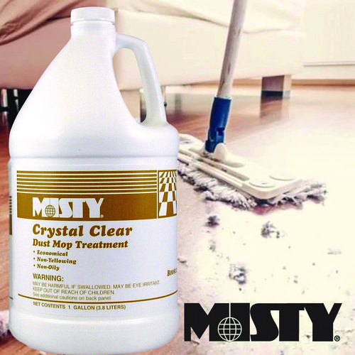 Picture of Crystal Clear Dust Mop Treatment, Slightly Fruity Scent, 1 gal Bottle